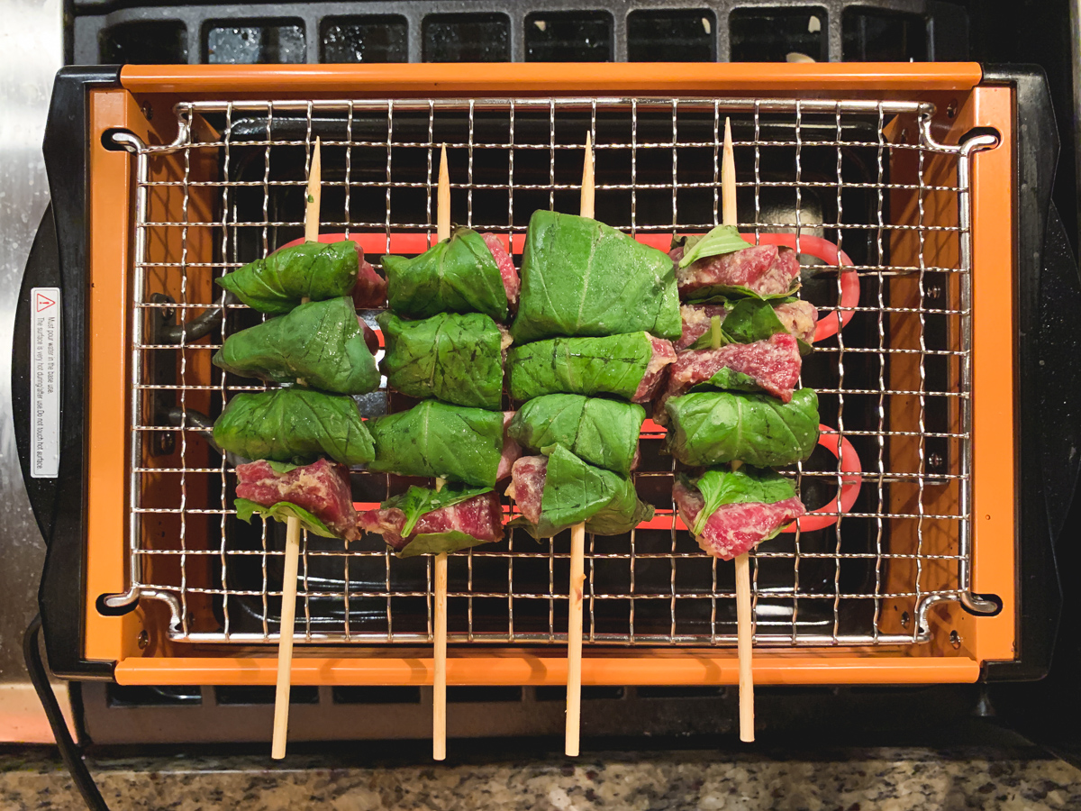 Garlic Basil Miso Beef